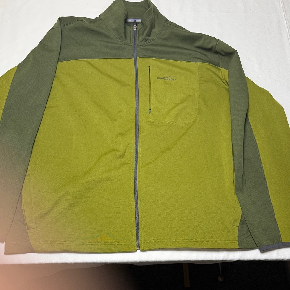Eddie Bauer Olive and Lime Performance Jacket
